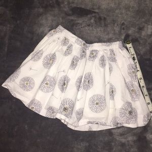 Jacadi Paris Girls Dandelion Skirt 100% Cotton sz 4 Yrs